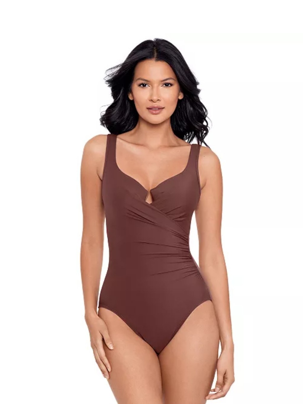 Nwt Miraclesuit Must Have Escape One-Piece Allover Slimming Underwire Swim 16